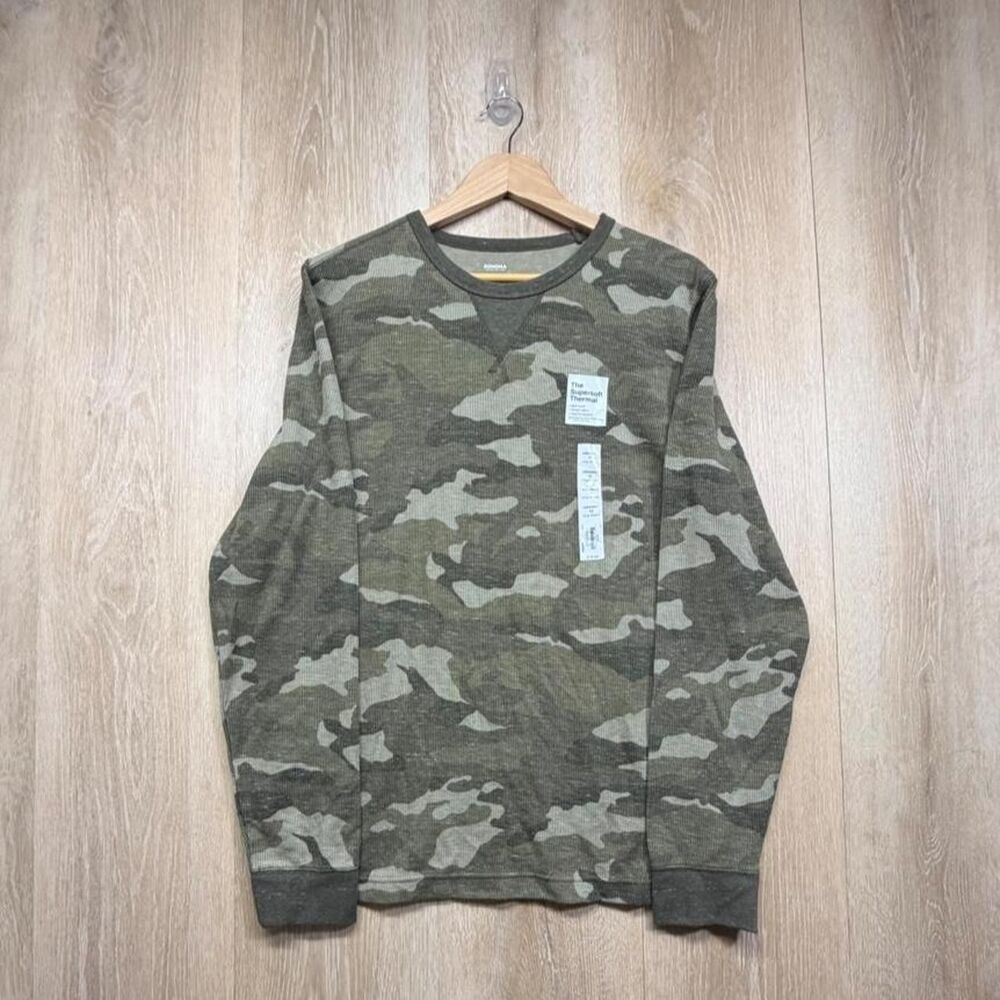 Men's Green and Khaki Shirt